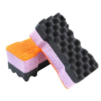 China Car Clean And Anti Care Scratch Cleaning Pad Car Wax Sponge Scoure for sale