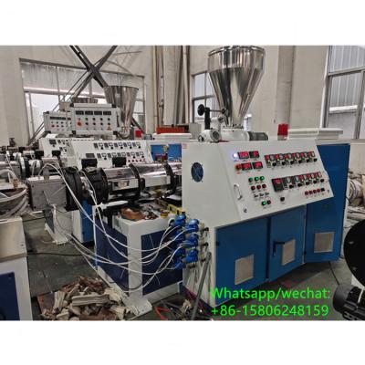 Cina sjsz65/132 PIPE upvc window and door profile making machine pvc profile extrusion line in vendita