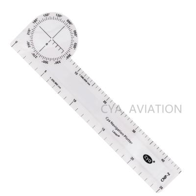 China Flight Training Cya CNP-2 Aviation Navigation Plotter Lexan Flexible Plastic Flight Equipment For Flying School Students for sale