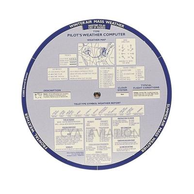 China For Pilots Weather Map Computer Used For Air Force IFR Renewals Training Whistle-Wheel Design Calculator Perfect For Quick Checking for sale