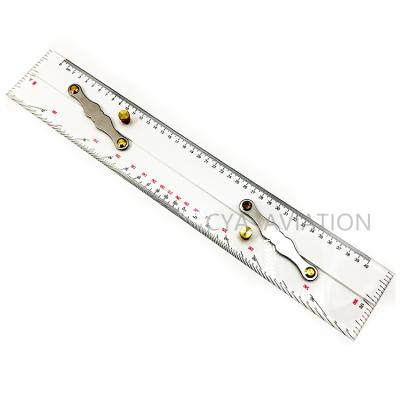 China Professional Clear Plastic Conspirator Miles Scale Ruler Nautical Sailing Parallel Sailing for sale