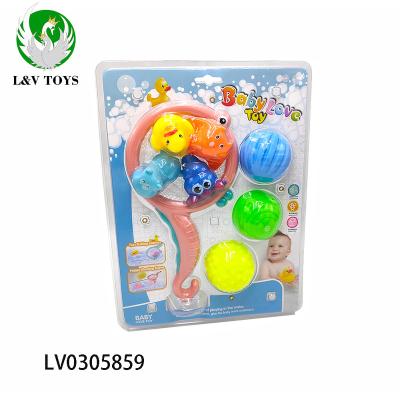 China Different Model Bath Toy Soft Baby Bath Toys Touch Animals With Noise Making for sale