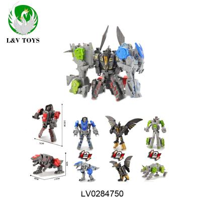 China DIY TOY Kids Transformation Robot Toys 4 IN 1 deformation robot transform robot toy for sale