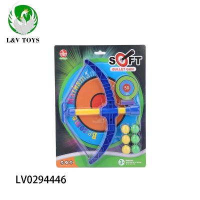 China New Soft Bullet Gun Toy Bow And Arrow Set Toy Kids Game Shooting Sports LV0294446 for sale