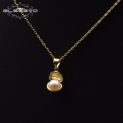 China CLASSIC Natural Pearl 925 Silver Pendant Necklace For Girl Party Gift Fashion Necklace Jewelry for sale