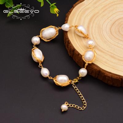 China CLASSIC Natural Freshwater Pearl Bracelets For Women Engagement Gift Adjustable Bracelets & Bangle for sale