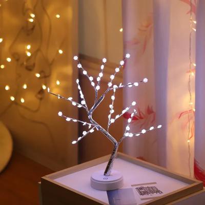 China Customized Snowflake Tree Lamp Customized Snowflake Tree Lamp Bedroom Night Light Party Romantic Decorative Christmas Holiday Lights for sale