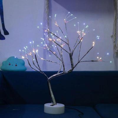 China Silver Branches Tree Lights Customized Silver Branches Tree Lights With RGB Lights Seven Kinds Of Color Flash Remote Control Device for sale