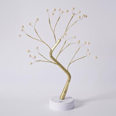 China Family Party Wedding Christmas Decoration Light Bead Tree Light Night Light Customized Bead Tree Light for sale