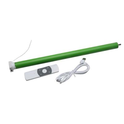 China Modern Rechargeable Li-ion Battery 25mm Wire Free Pleated Shades Motor for sale