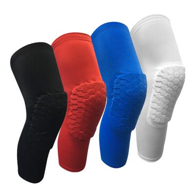 China PRO Speed ​​Basketball Anti-Collision Resistance Adult Sports Protector Honeycomb Extended Knee Pads Calf Support Elastic High And Fast for sale