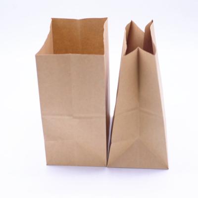 China Food Grade Recyclable Greaseproof Biodegradable Wholesale Recycled Printing Custom Fashion Wrappers Kraft Paper Bag for sale