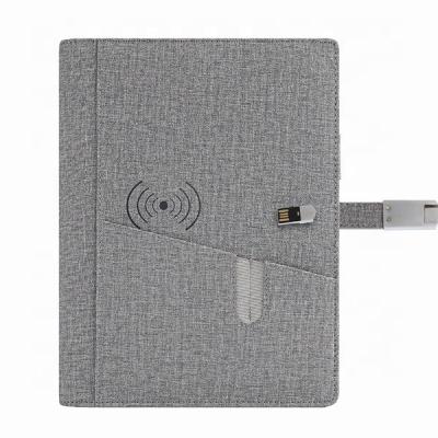 China Fashion Planner Spiral Diary Notebook With Power Bank And USB Flash Drive For Business for sale