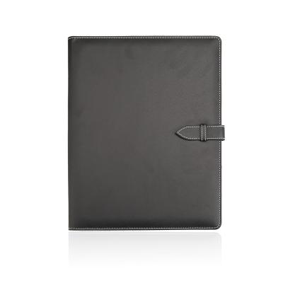 China A4 Size PU Three-color Office Meeting Folder with Notepad Manager Folder Pad Briefcase Notepad for sale