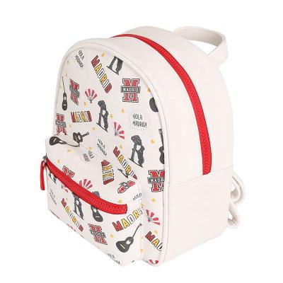 China New Fashion Custom Lovely All Over Cartoon Printing Backpack Lady School Backpack for sale