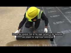 Wet Application (Bondsure Self-adhesive Membrane with Wet Cement to Do Substrate Treatment)