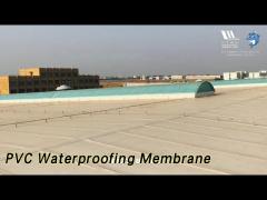 Polyvinyl Chloride PVC Waterproofing Membrane Aging Resistant Weldable