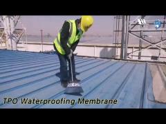 Butyl TPO Waterproofing Membrane Self Adhesive Soft Weather Resistant