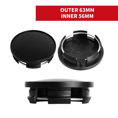 China ABS NanGuan 2.5Inch 63MM Wheel Center Caps For Dodge Ram Rim Hub Caps 1500 6KF18TRMAA, (Matte Black, 63MM Outer, 56MM Inner) for sale