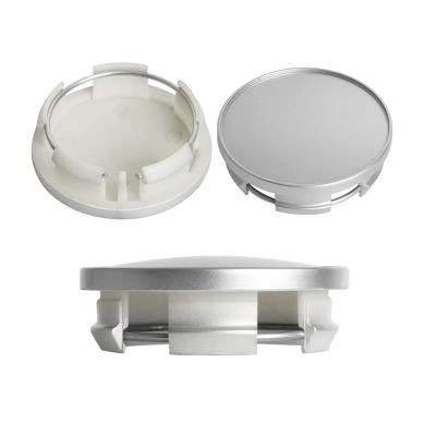 China ABS NanGuan 2.5Inch 63MM Wheel Center Caps For Dodge Ram Rim Hub Caps 1500 6KF18TRMAA, (63MM Silver & Outer, 56MM Inner) for sale