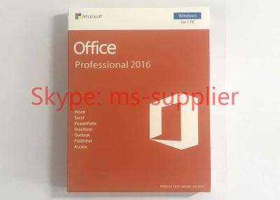 China Microsoft Office 2016 Pro Retail / PKC / OEM Pro 64 Bit DVD , Microsoft Office 2016 Pro Plus for sale