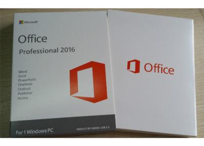 China Microsoft 2016 Product Key , Microsoft Office 2016 Professional Plus With USB Flash for sale