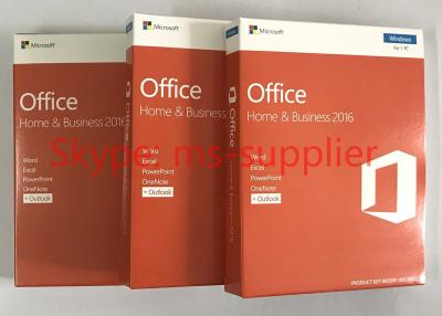 China Genuine Microsoft Office 2016 Retail Box Full Version For Windows PC , 32 / 64 Bit for sale