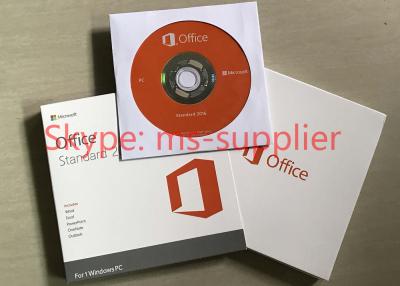 China De Volledige Versie DVD van Microsoft Office Standard 2016/CD Media de Kleinhandelsdoos van Wndows Te koop