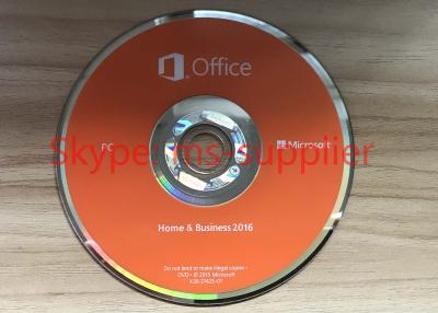 China Microsoft Office-Huis en Bedrijfs 2016 Software + COA-Vergunning 1 PC + DVD Retailbox Te koop