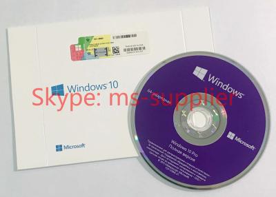 China Genuine Microsoft Software Win 10 Proffesional OEM Russian Version  64 Bit Package Activation Online for sale