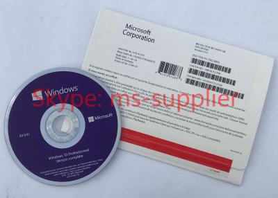 China Microsoft Windows 10  Professional French Package 32 / 64 Bit DVD System Builder Online Activation Lifetime Guarantee for sale