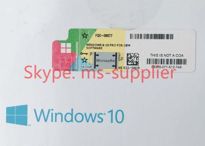 China Microsoft OEM Key Windows 10 Proffesional Operating System Software For Multi Languages for sale