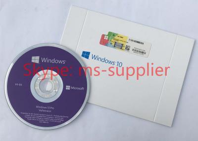 China Echte OEM DVD&USB Microsoft Windows 10 Activering van de Besturingssysteem de Proproductcode 100% online Te koop