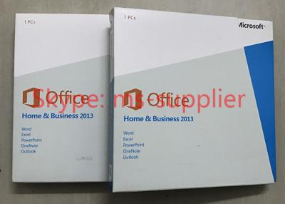 China Original Office 2013 Retail Box Media DVD , Office Home And Business 2013 Multi Functions for sale