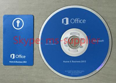 China Llave 2013 de la licencia del software de Microsoft Office del hogar y del negocio con CD y la caja en venta