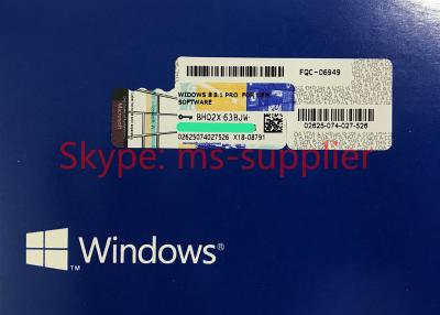 China Lifetime Guarantee Microsoft Windows 8.1 Pro Pack 64 Bit DVD System Builder Online Activation for sale