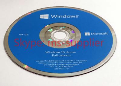 Κίνα Η Microsoft Windnows 10 εγχώριος cOem 32/εξηντατετράμπιτη σε απευθείας σύνδεση ενεργοποίηση λιανικής συσκευασίας DVD, κερδίζει το cOem 10 σπιτιών προς πώληση