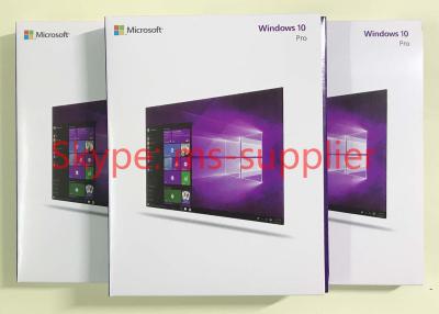 중국 영국 소매 상자 Windows 10 다 언어 선택권을 가진 직업적인 소매 USB 면허 열쇠 판매용