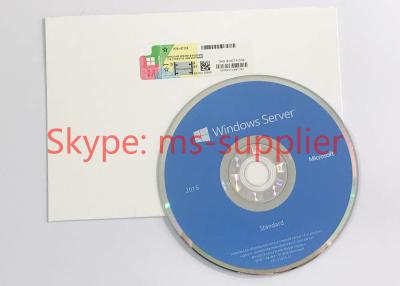 China OEM Computer System Softwares , Microsoft Server 2016 Standard DVD 32 64 Bit Sticker for sale