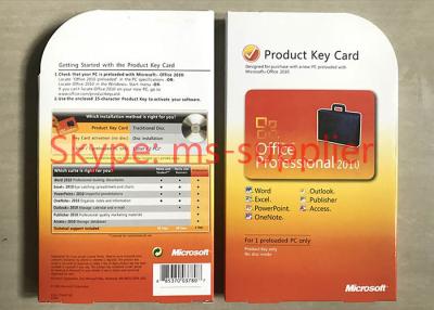 China Genuine Microsoft Office 2010 / 2013 / 2016 Key Card 64 Bit Factory Price Online Activation Life Time for sale