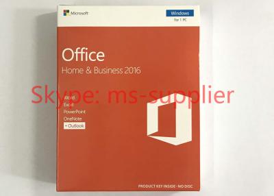 China Genuine Office 2016 Home And Business Mac OEM For Windows Retail 64 Bit for sale