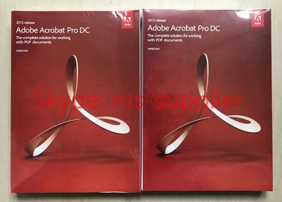 China Adobe Acrobat Pro DC For PDF Graphic Design Software Original DVD With Retail Box for sale