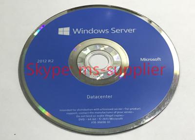 중국 Windows 서버 2012 R2 Datacenter OEM 면허 64 조금 DVD 매체 고유 판매용