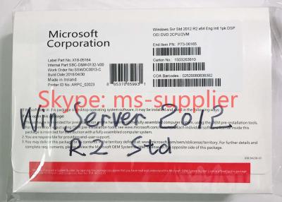 China Microsoft Windows Server 2012oem Vergunning, de Uitgave van het Windows Server 2012r2 standard Te koop