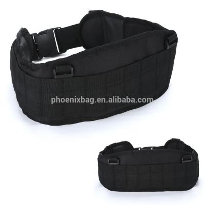 China Adjustable Nylon Security Unique Molle Tactical Waist Belt With Free Strap For Outdoor Sports Equipment And Belt for sale