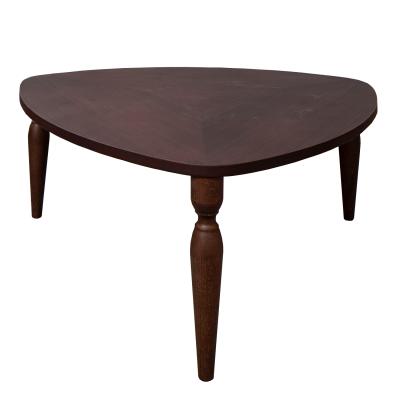 China Customizable Unique Creative Design Dorm Furniture Modern Wooden Coffee Table Side Table With Solid Wood Legs for sale