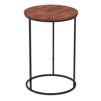 China Customizable Bedside End Table Furniture With Wood Top Rustic Design Home Fashionable Interiors Framed Legs for sale