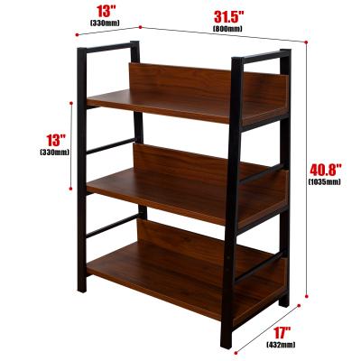 China Wholesale Style Wooden Elegant Master Grade Bookcase Flower Shelf Wooden Shelves For Home Study Room for sale