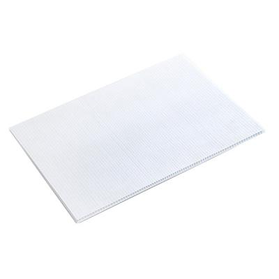 China Customized V2 PP Polycor Polycor Flute Corona Treatment Board Corrugated Plastic Material Customized Recycled Flame Retardant Hollow Sheet for sale