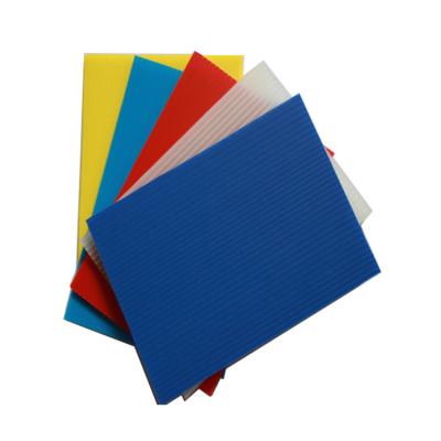 China V2 PP Polypropylene Material Color Cavity Correx Sheet Custom Plastic Corflute Corrug Board Fireproof Corrugated Board Manufacturer for sale